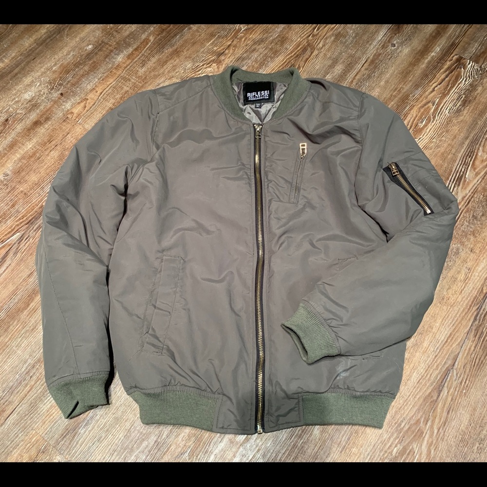 Bomber jacket hunter green